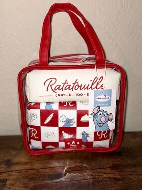 Disney Pixar Ratatouille Cosmetic Bag Set Primark Remy Makeup Pouch NWT